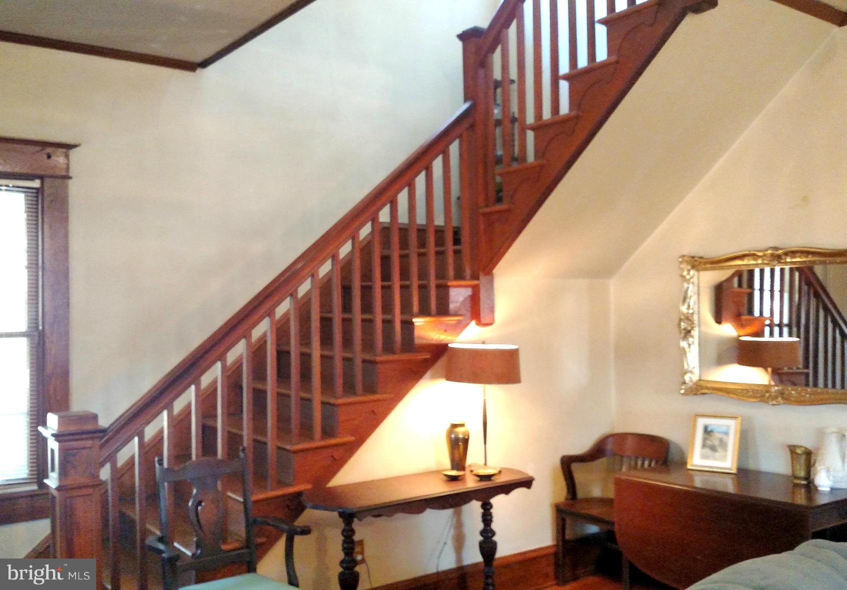 2880 Hallowing Point Road Prince Frederick, MD 20678 - Photo 6 of 30 Woodwork on Stairs reflects elegance of the period