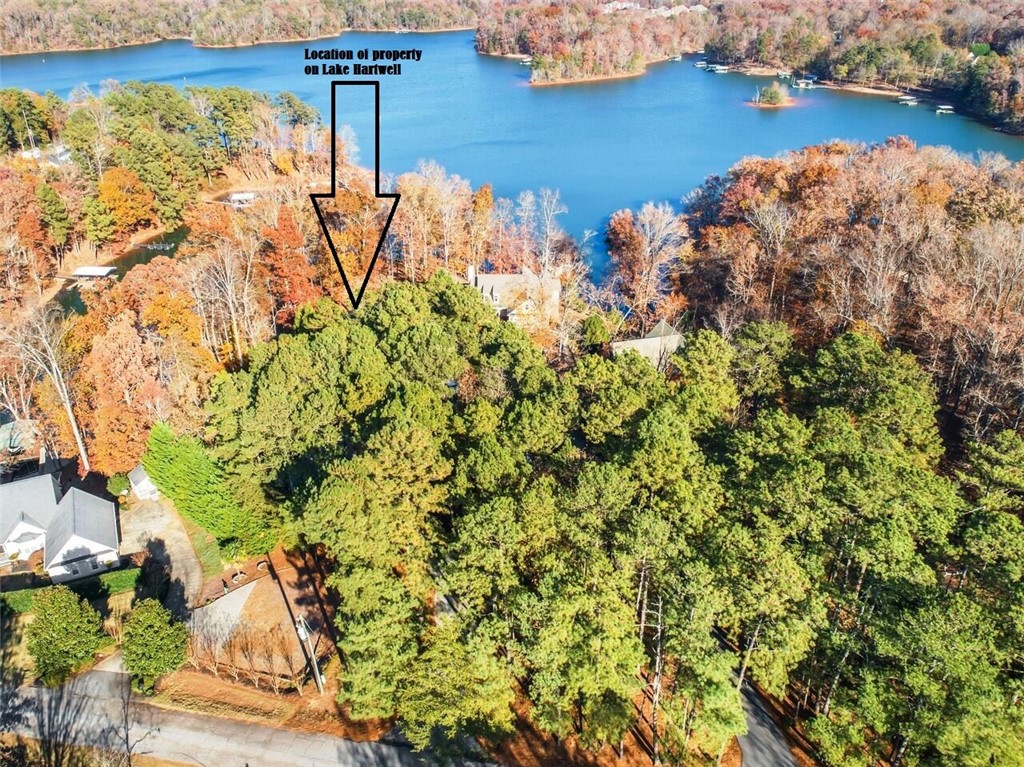 211 Rock Creek Road Anderson, SC 29625 - Photo 3 of 49 Location of Home on Lake Hartwell