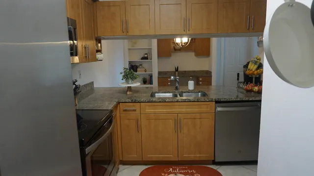 a room with furniture and a window