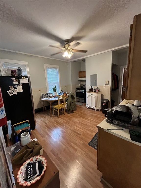 63 Marshfield Street, Unit 1 Boston, MA 02119 - Photo 16 of 26 a living room with furniture and a wooden floor
