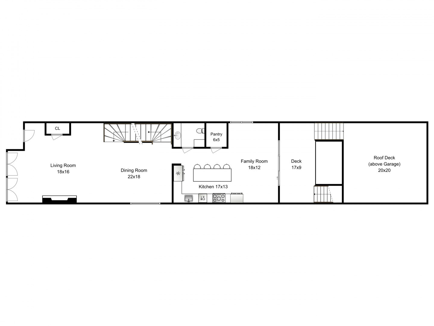 1844 West Huron Street Chicago, IL 60622 - Photo 31 of 34 a black and white photo of a living room