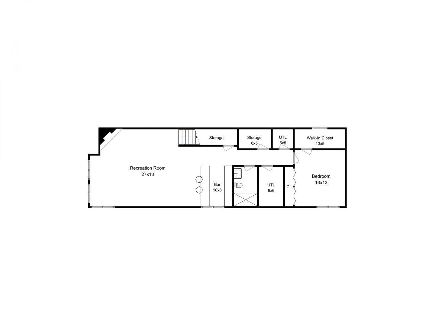 1844 West Huron Street Chicago, IL 60622 - Photo 33 of 34 a picture of a bench in a building