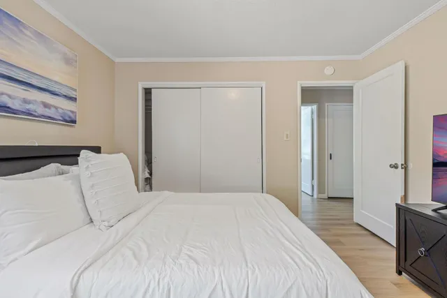 a view of a pathway with outside space