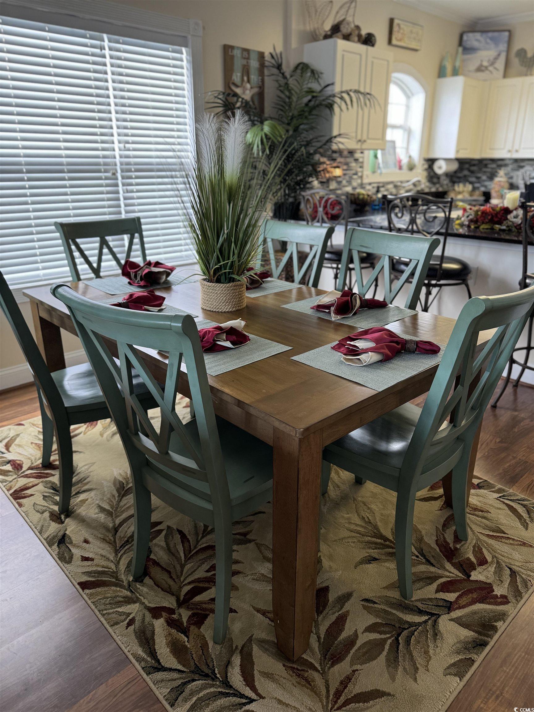 1538 Lanterns Rest Road, Unit 303 Myrtle Beach, SC 29579 - Photo 6 of 23 Dining room featuring hardwood / wood-style floori