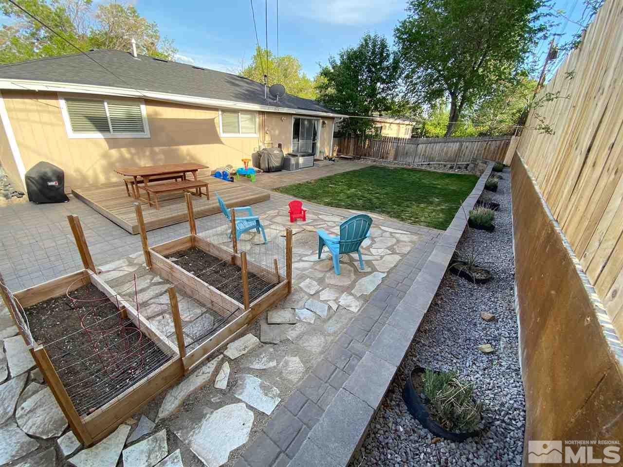 641 Beldon Way Reno, NV 89503 - Photo 21 of 21 a backyard of a house with seating space