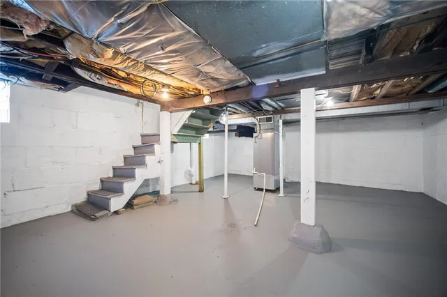 a view of a storage room