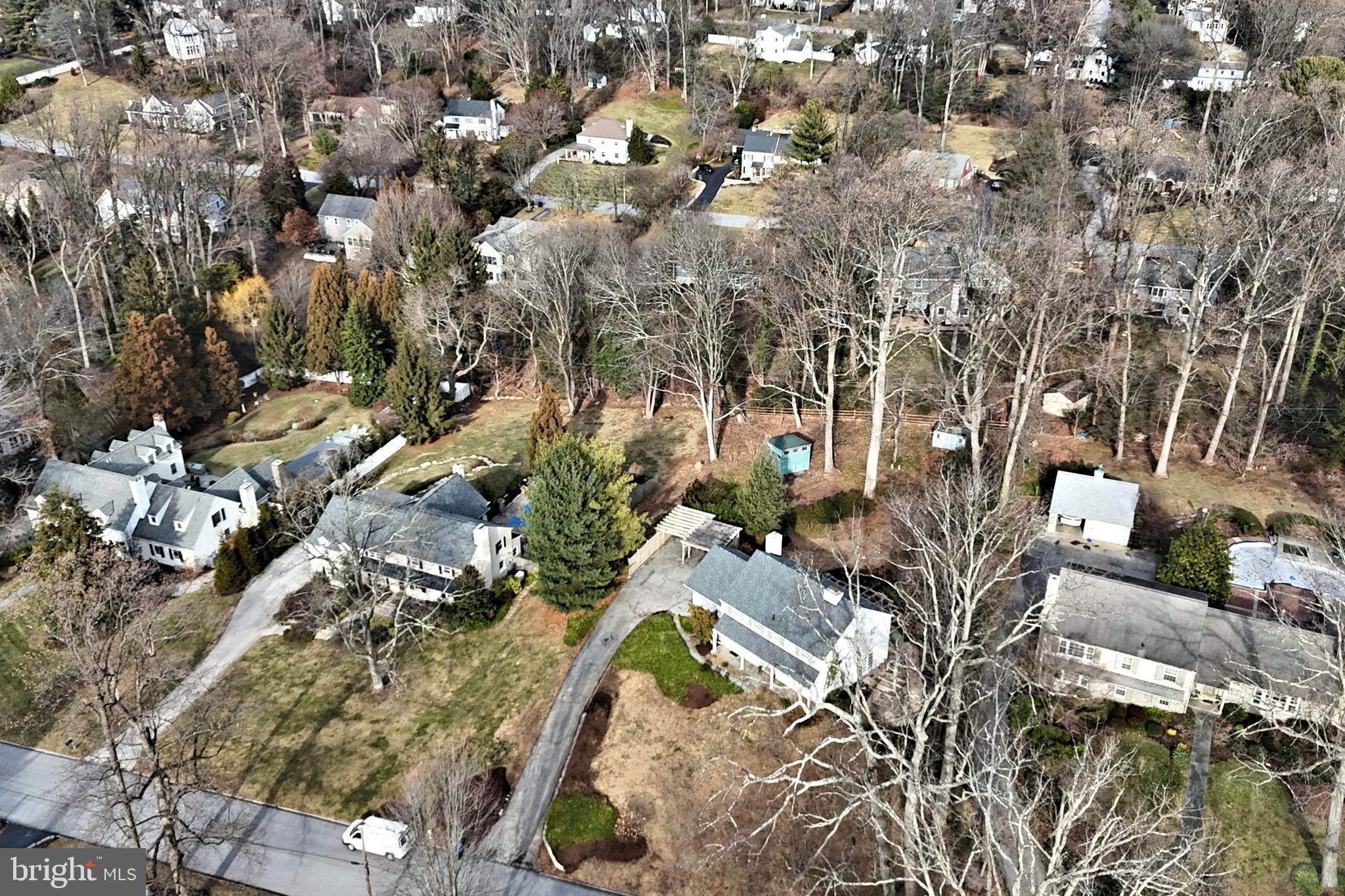 457 School House Lane Devon, PA 19333 - Photo 86 of 93 an aerial view of residential houses with outdoor space