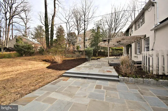 a view of outdoor space with seating
