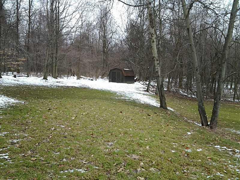 156 Cemetery Road Slippery Rock, PA 16057 - Photo 15 of 16 View. Large yard with storage barn.