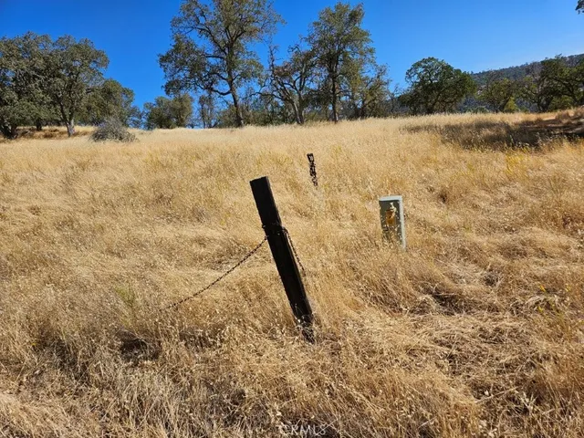 a view of open space with mountain in the background