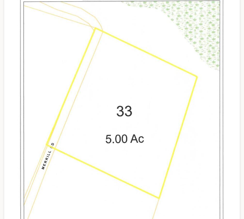 Map2-lot33 Merrill Road Lovell, ME 04051 - Photo 4 of 10 Lot 33 Merrill Rd