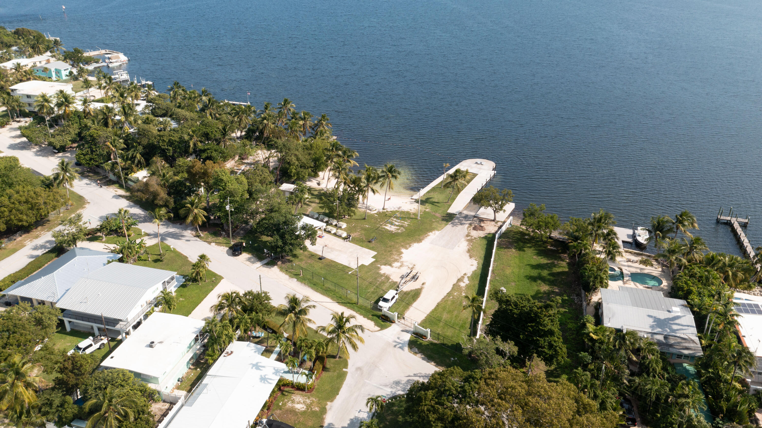 16 Jewfish Avenue Key Largo, FL 33037 - Photo 45 of 69 an aerial view of a house with a yard and garden space