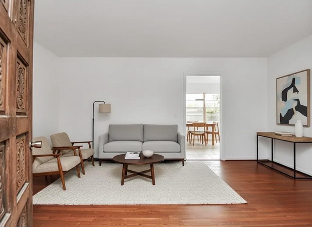 8534 Fillmore Street Houston, TX 77029 - Photo 5 of 39 Front door entry detail, virtually staged to showcase its welcoming design.