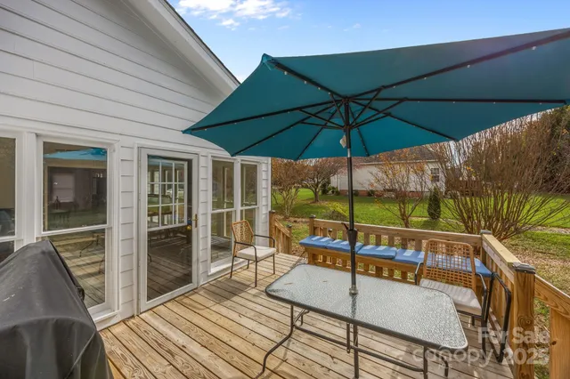an aerial view of residential house with outdoor space