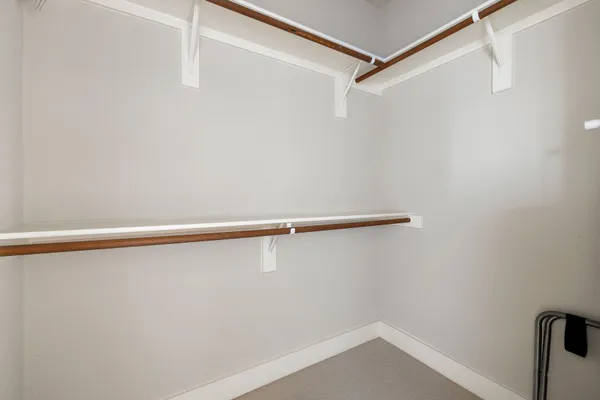a view of a rack on the wall