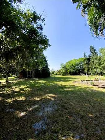 a view of a green field