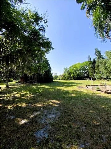 a view of a green field