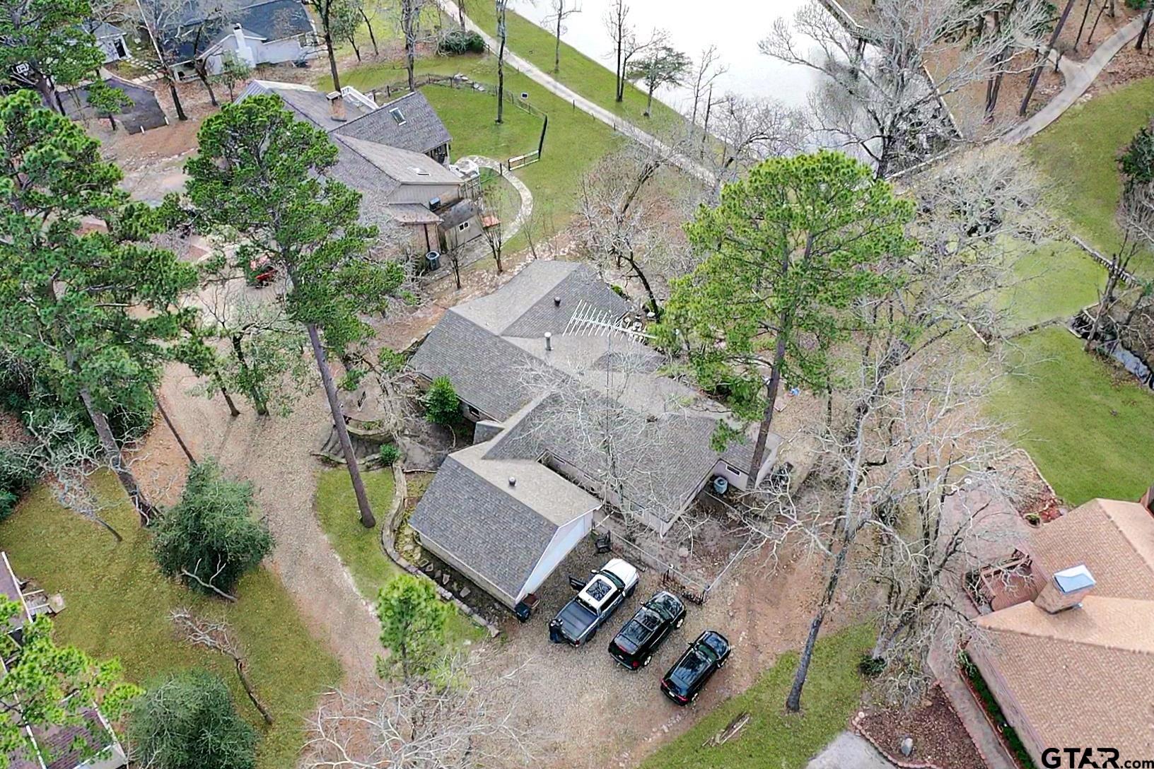 120 Rainbow Cove Holly Lake Ranch, TX 75765 - Photo 38 of 39 an aerial view of a house with outdoor space and street view