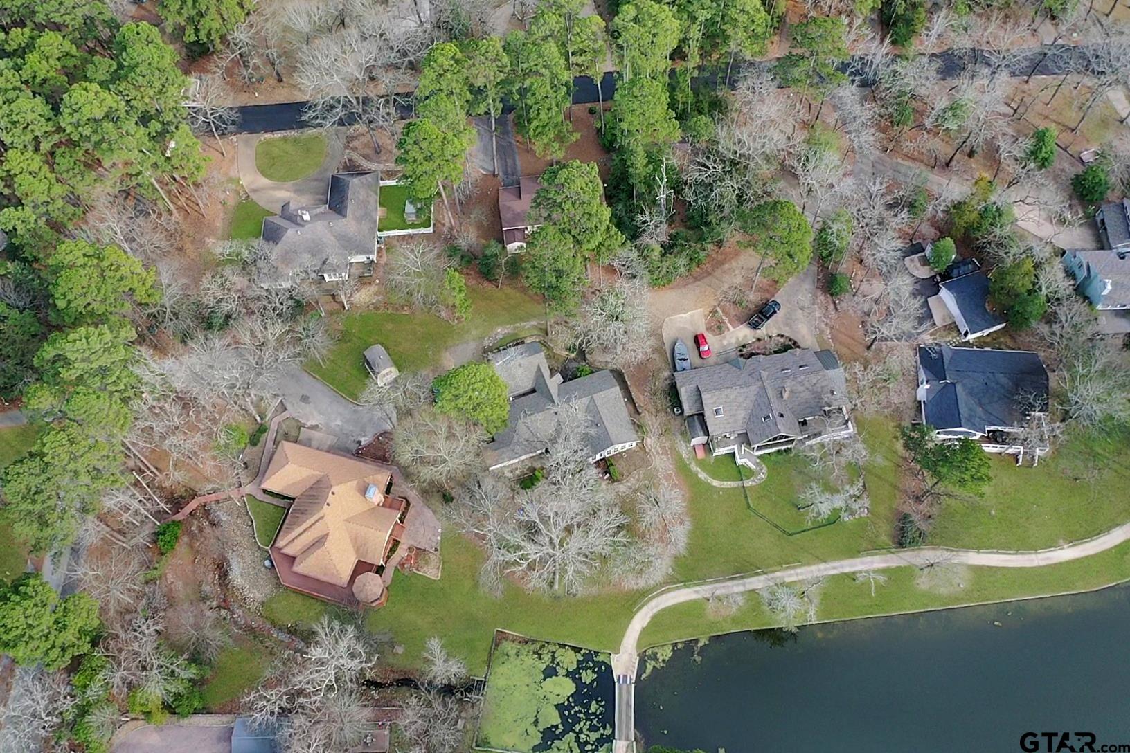120 Rainbow Cove Holly Lake Ranch, TX 75765 - Photo 39 of 39 an aerial view of a house with a yard