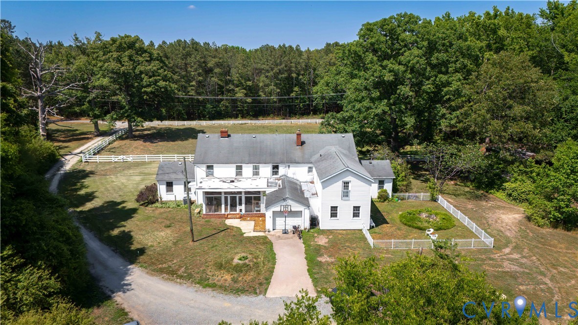 6243 Studley Road Mechanicsville, VA 23116 - Photo 61 of 65 an aerial view of a house with a big yard