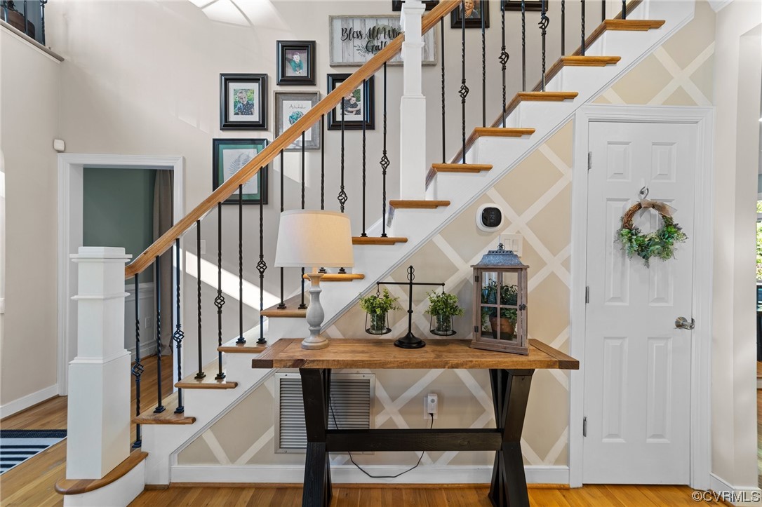 2130 Thornleigh Road Midlothian, VA 23113 - Photo 15 of 47 a view of entryway with wooden floor and front door
