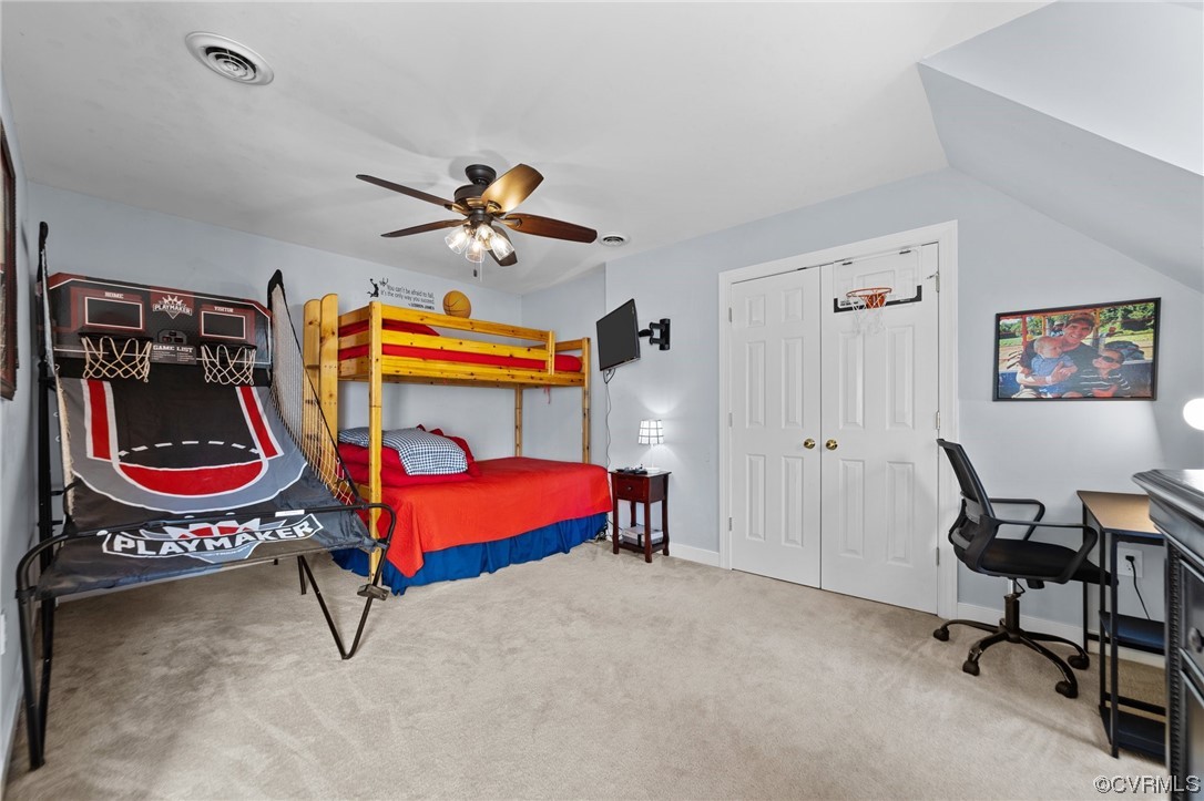 2130 Thornleigh Road Midlothian, VA 23113 - Photo 26 of 47 a bedroom with furniture and a fan