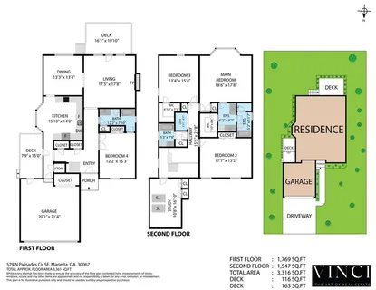 $649,999 | 579 North Palisades Circle Southeast, Marietta, GA 30067