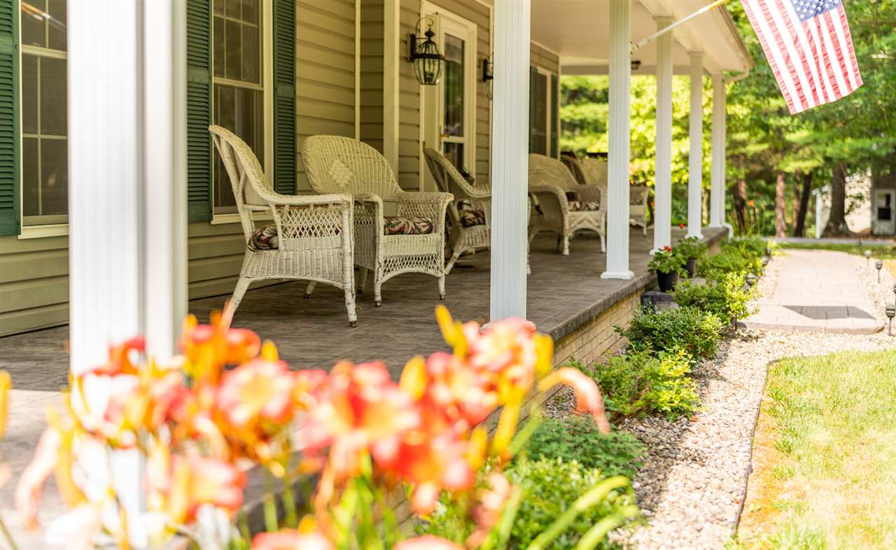 875 Bailey Road Fort Defiance, VA 24437 - Photo 8 of 49 a view of a porch with chairs and potted plants