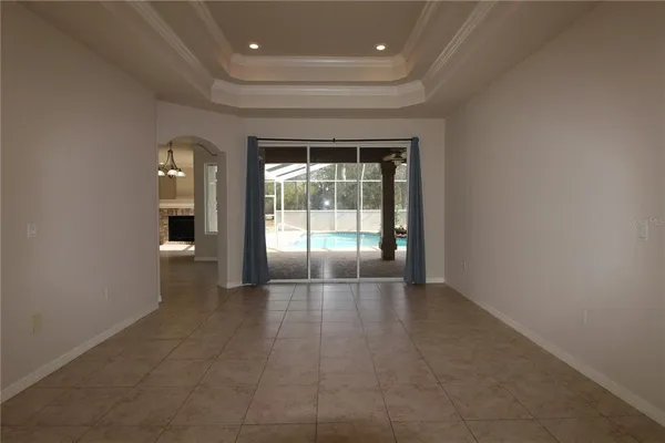 a bathroom with a mirror