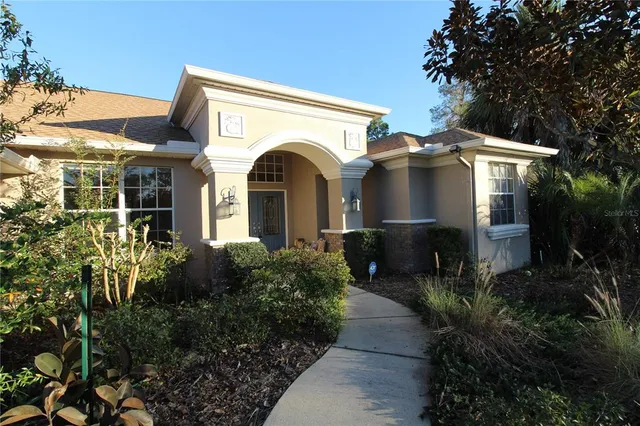 a view of front door
