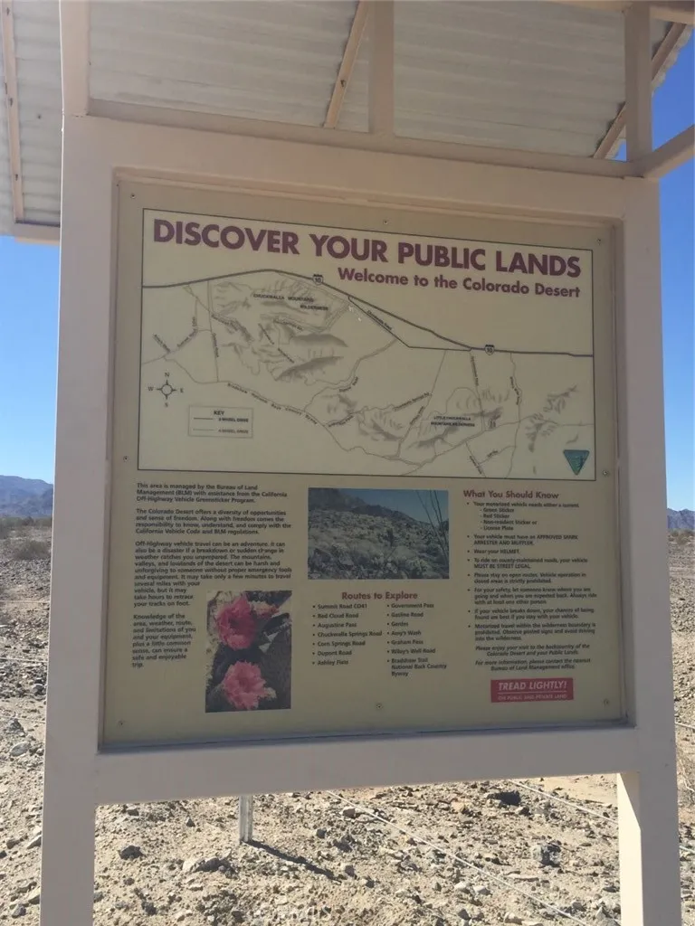 0 Chuckwalla Valley Desert Center, CA 92239 - Photo 2 of 4 a view of a door
