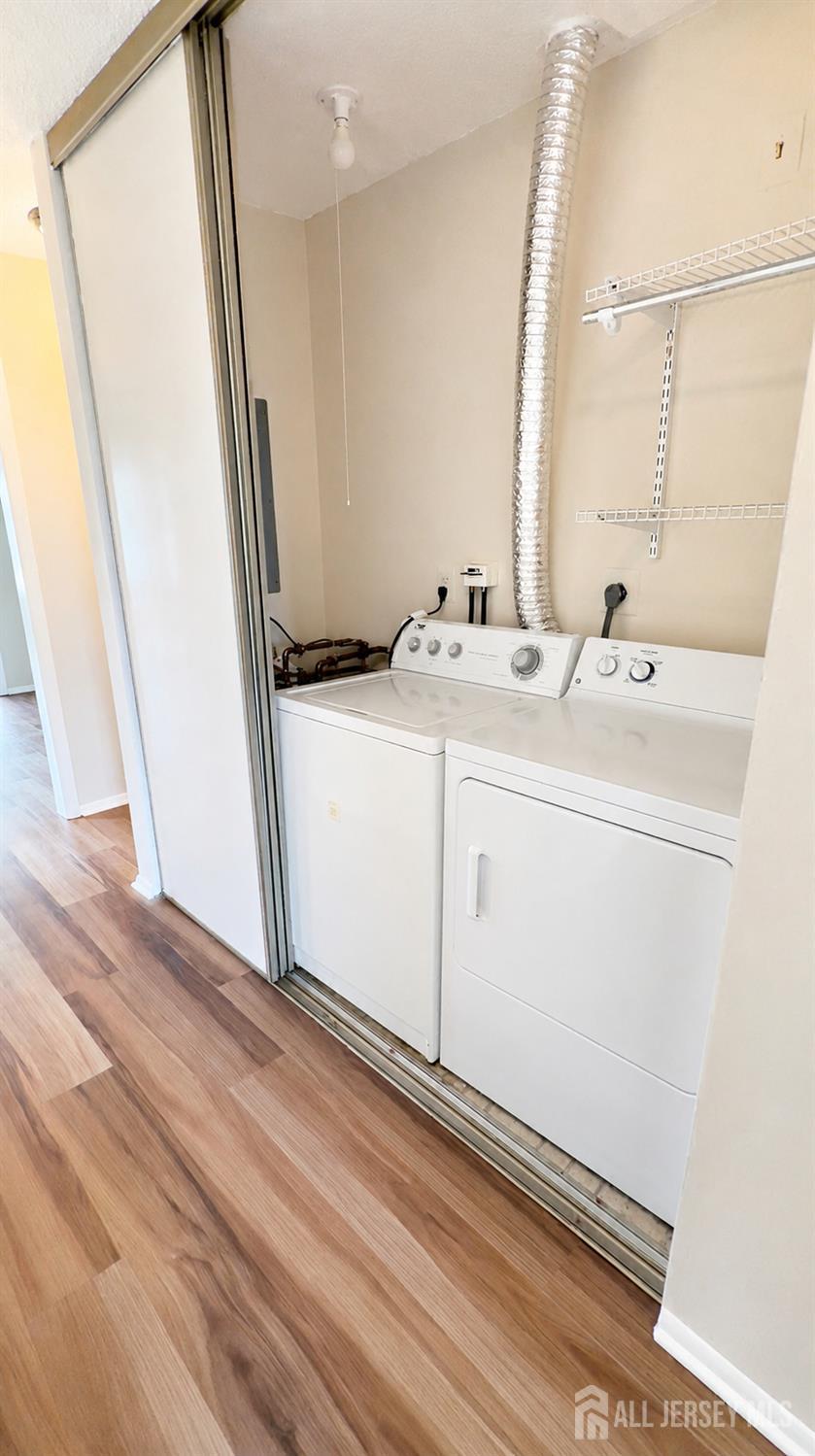 621 A Deal Road Monroe Township, NJ 08831 - Photo 17 of 27 a utility room with dryer and washer