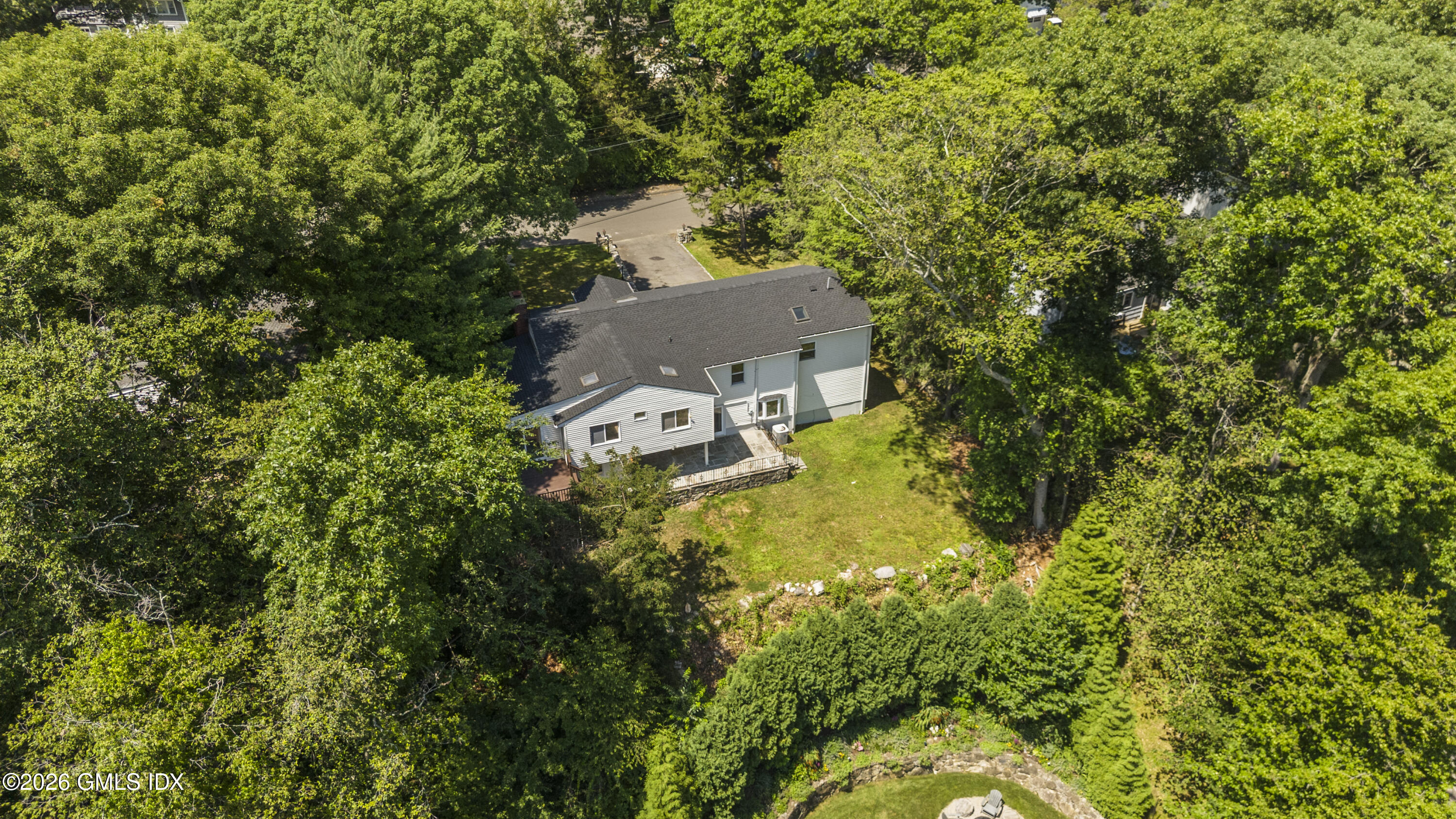 28 Gregory Road Cos Cob, CT 06807 - Photo 20 of 22 Backyard Aerial