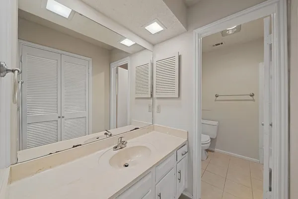 a bathroom with a sink and a toilet