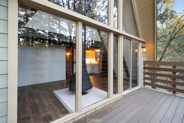 a view of city and tree