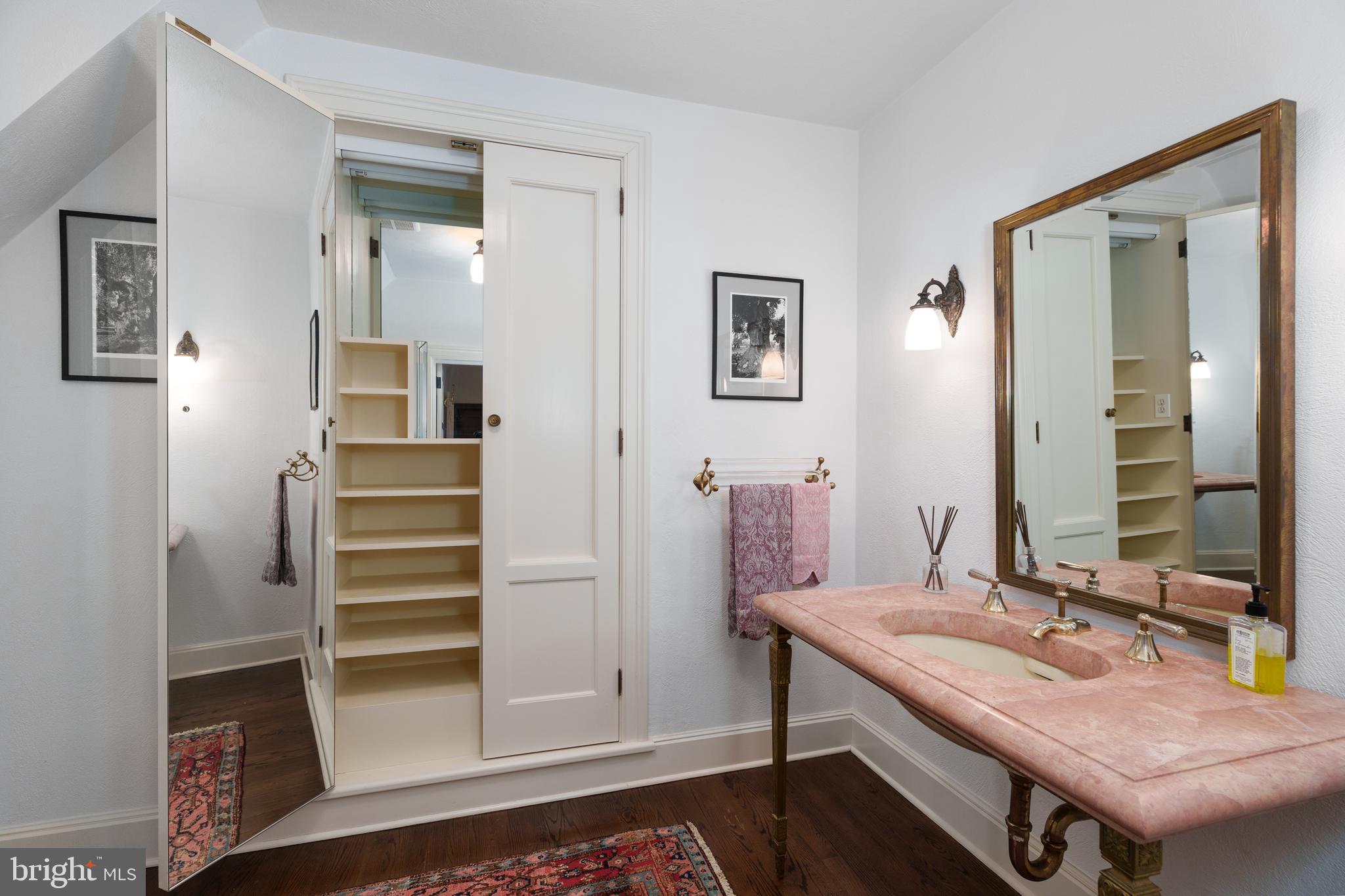 94 N Road Princeton, NJ 08540 - Photo 32 of 57 a bathroom with a sink and a mirror