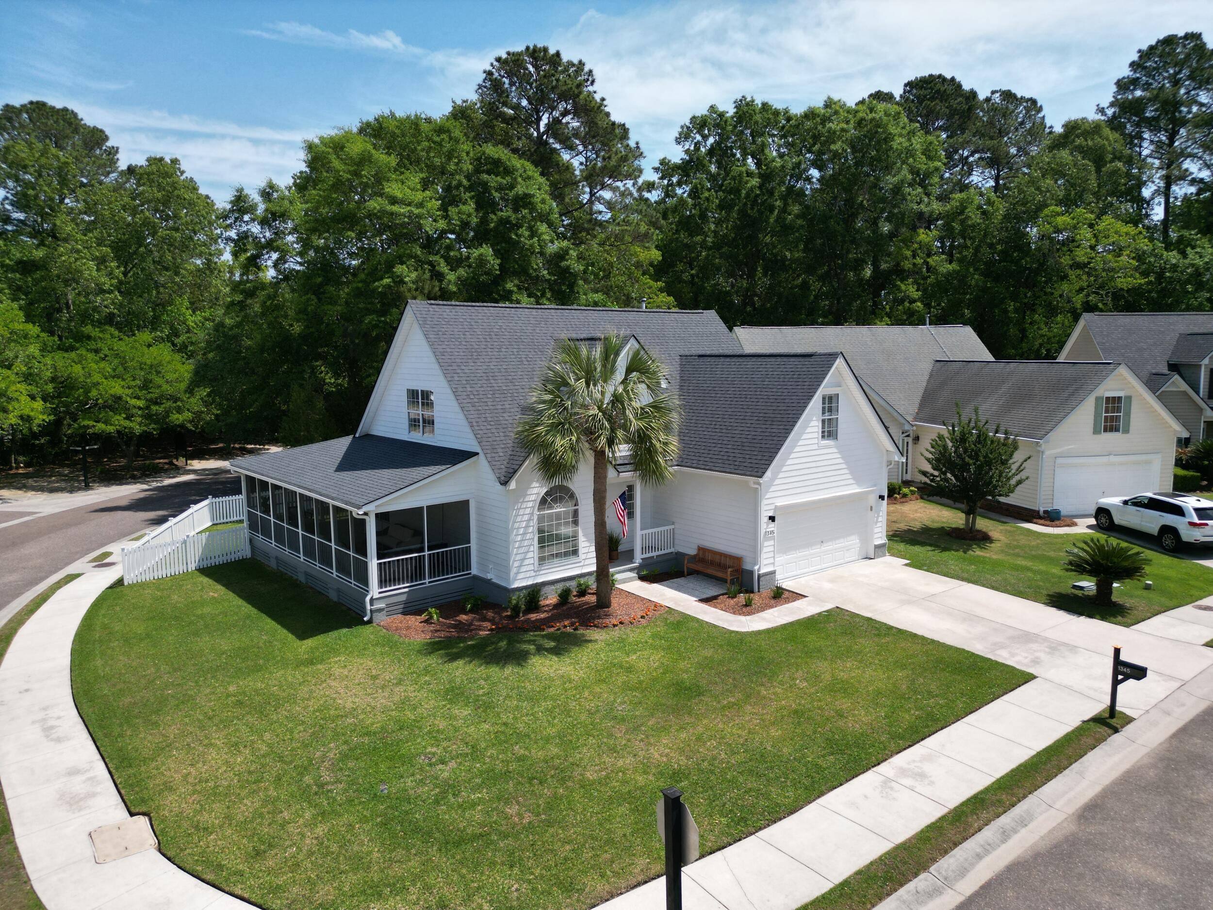 1345 Heidiho Way Mount Pleasant, SC 29466 - Photo 48 of 53 corner drone