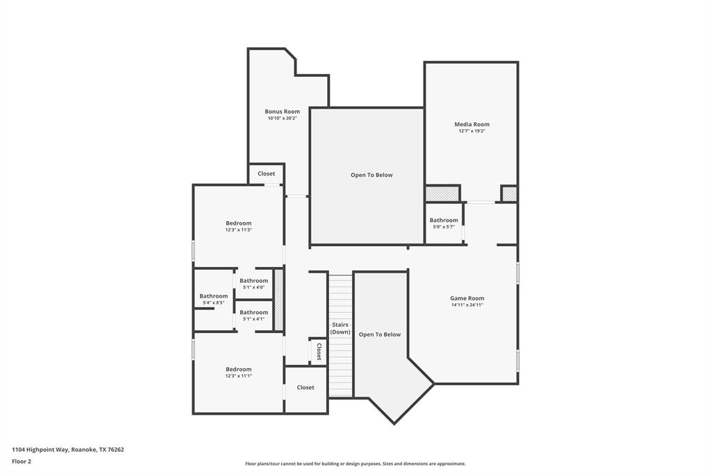 1104 Highpoint Way Roanoke, TX 76262 - Photo 39 of 39 Floor Plan 2