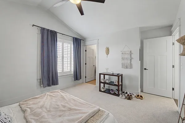 wooden floor with windows and closet in a room