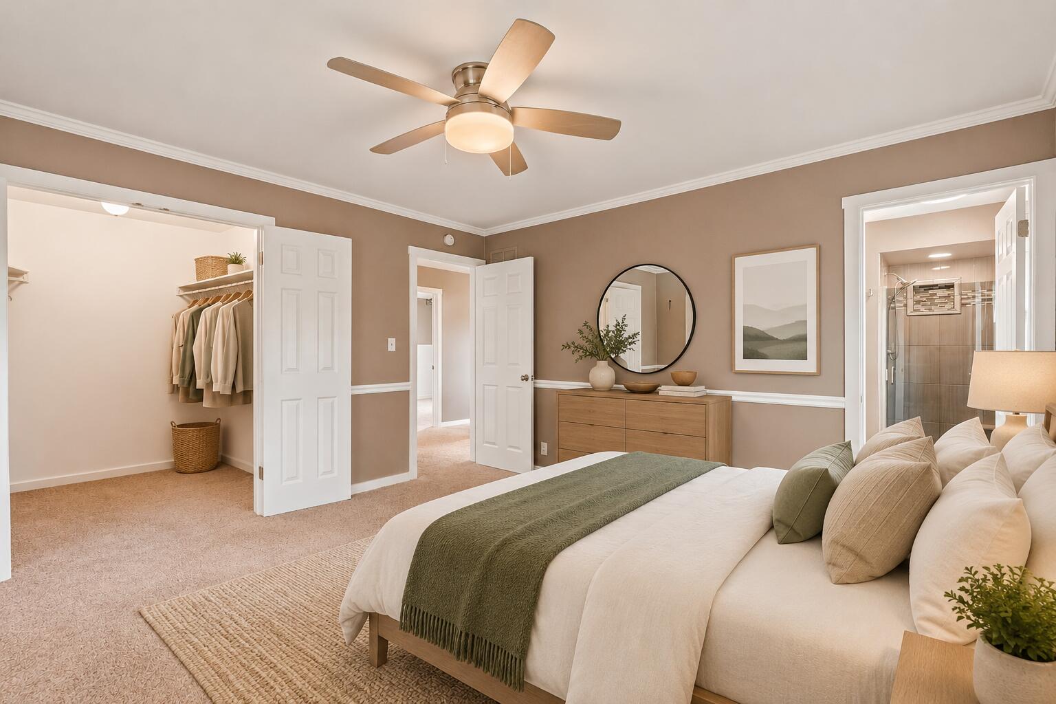 3971 South 118th Street Greenfield, WI 53228 - Photo 35 of 53 Primary Bedroom - En-Suite - Virtually Staged