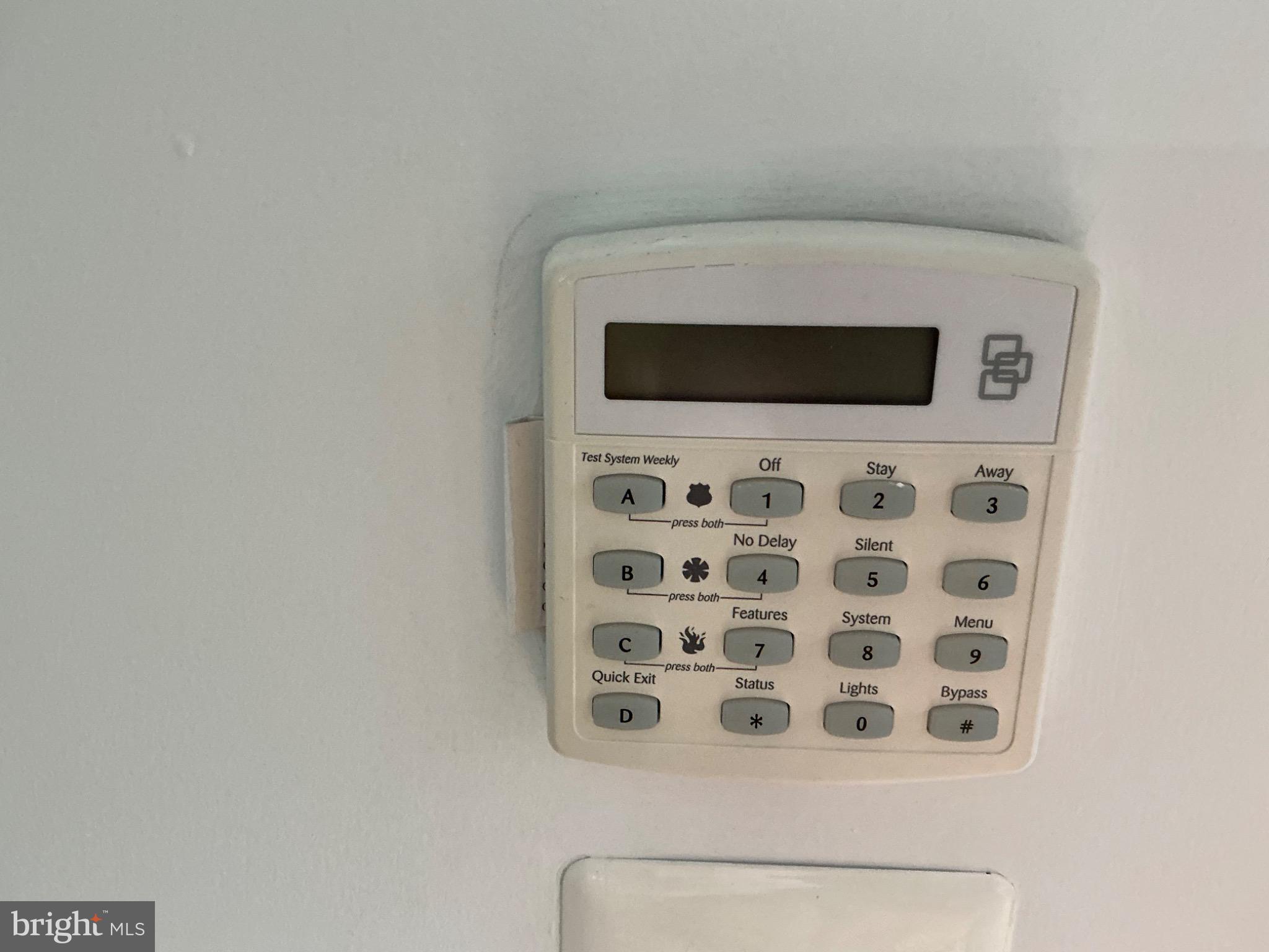 16125 Redland Road Derwood, MD 20855 - Photo 41 of 44 Home security system control panel.