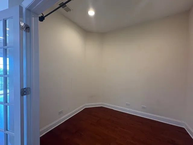 a view of an empty room