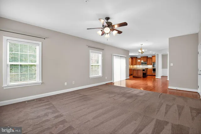 a view of livingroom with hardwood floor and window