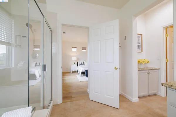 a view of house with outdoor space and lake view