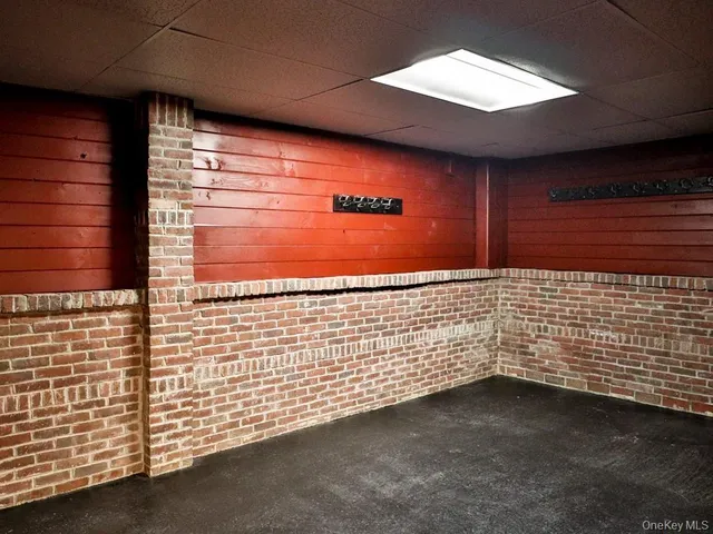 a view of a wooden door