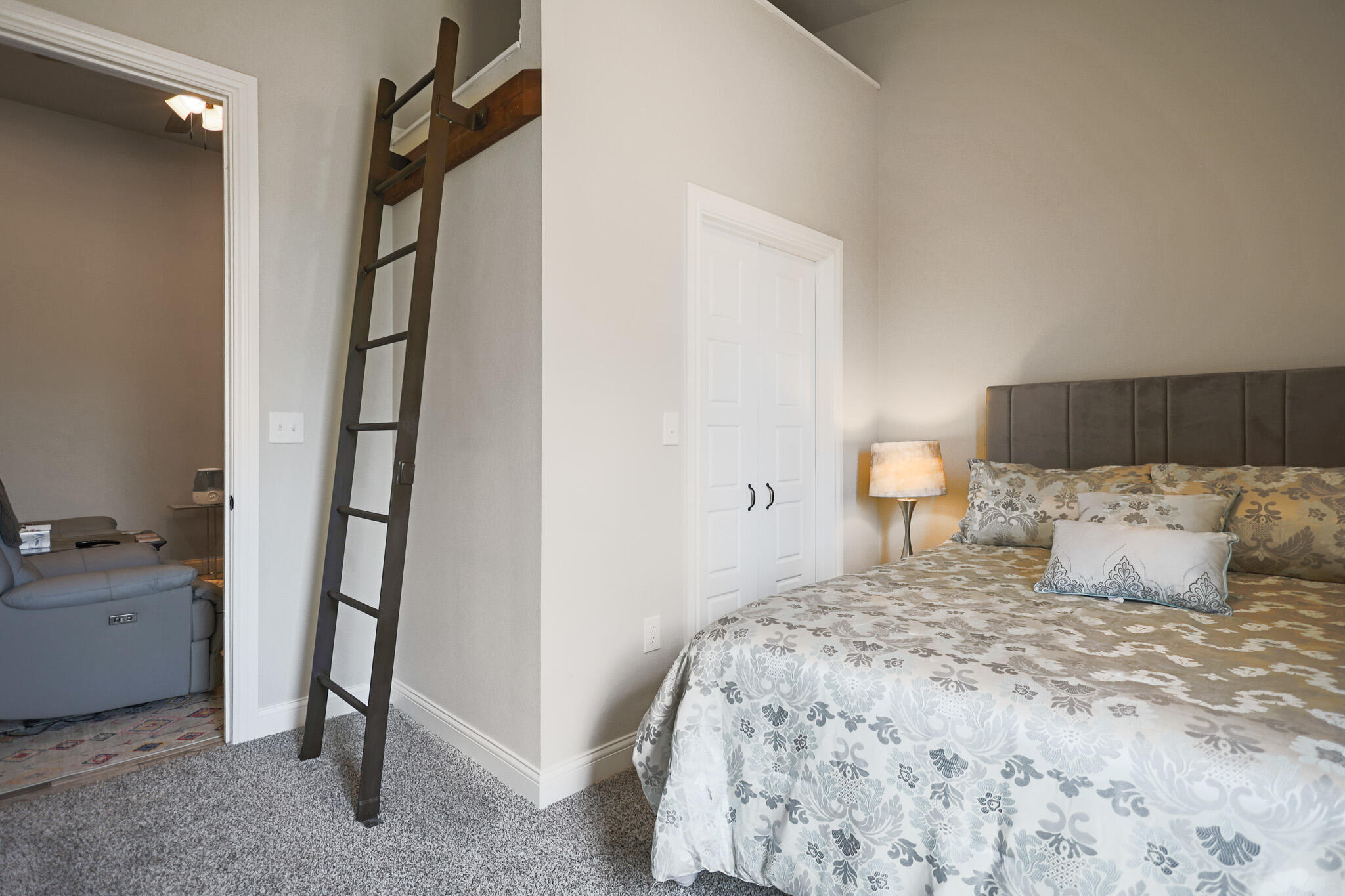 301 Fagan Road Snyder, TX 79549 - Photo 65 of 102 a bedroom with a bed and a view of bathroom