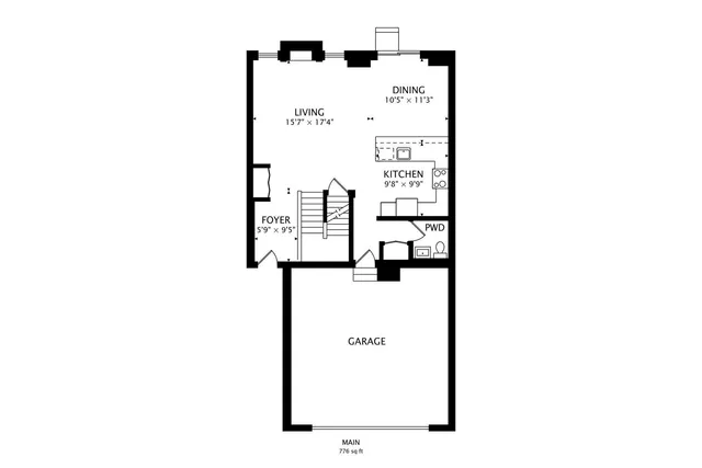 a picture of a floor plan