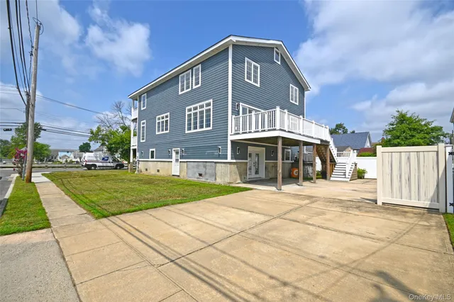 a view of a balcony with city view