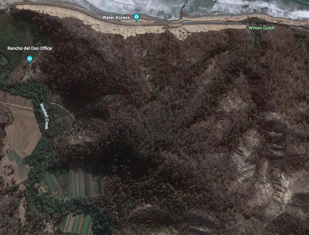 3744 Highway 1 Pescadero, CA 94060 - Photo 24 of 32 a view of a yard of a house