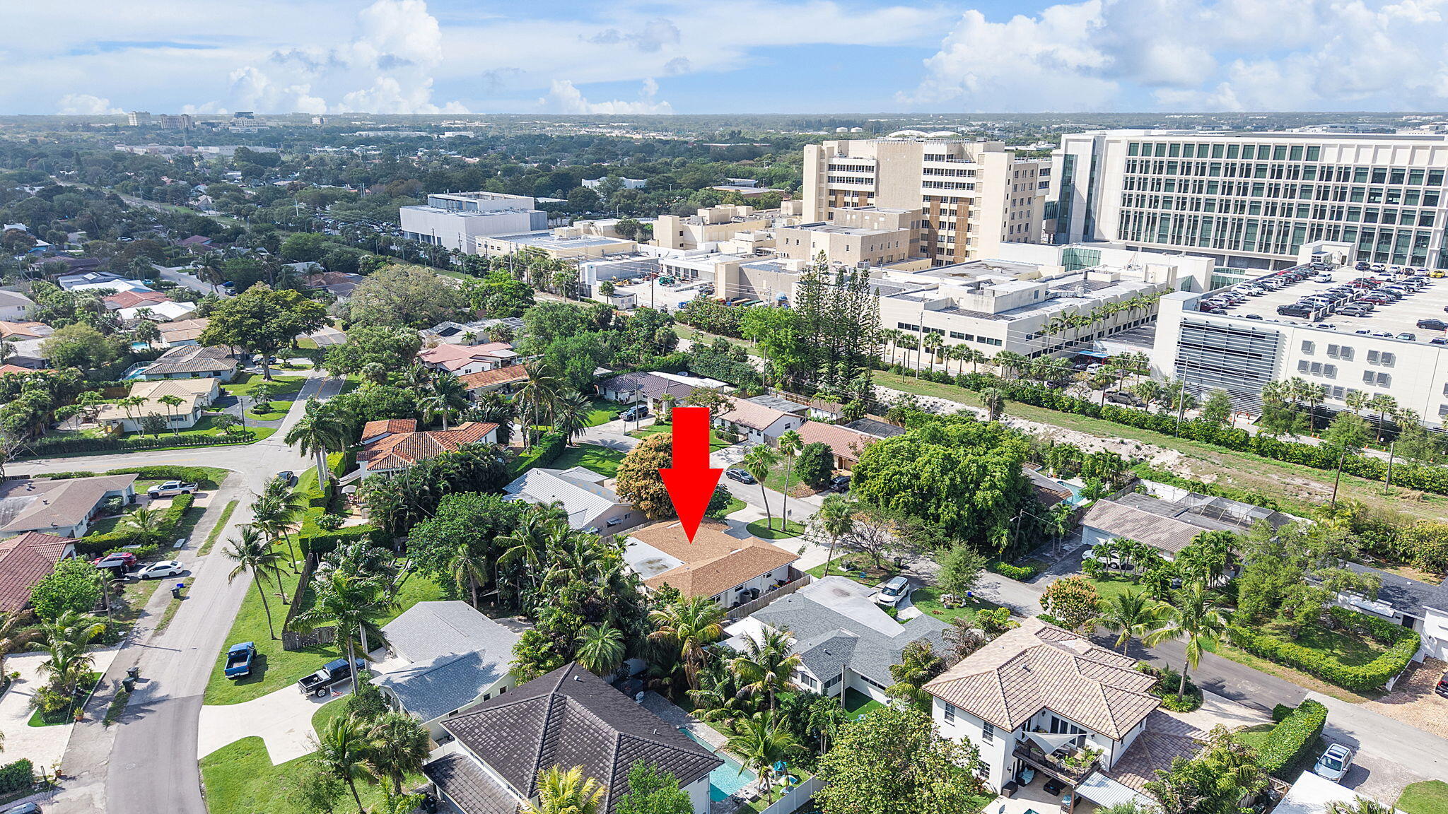 788 Northwest 7th Drive Boca Raton, FL 33486 - Photo 44 of 46 an aerial view of residential houses with outdoor space